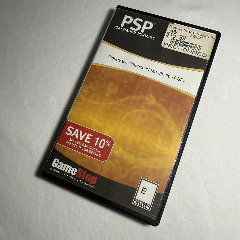 Cloudy With A Chance Of Meatballs (Sony PSP, 2009) UMD GAME DISC ONLY